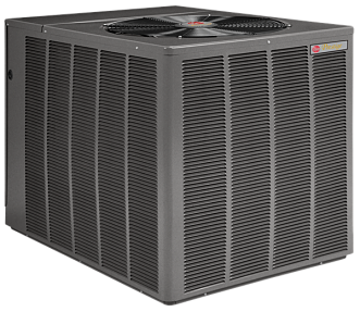 Shown here is Rheem Prestige Series: 2-Stage Serial Communicating air conditioner.